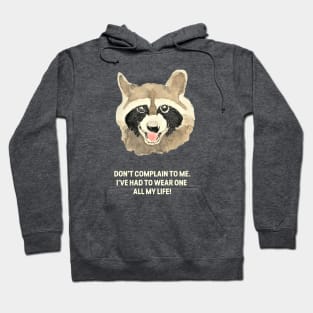 Raccoon and Covid Mask Hoodie